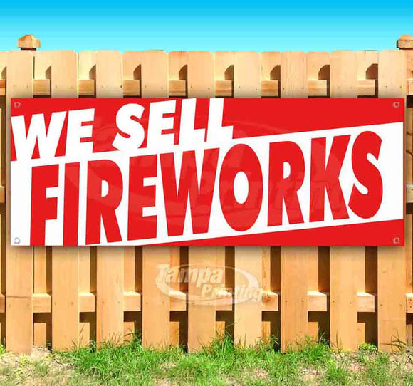 We Sell Fireworks Banner