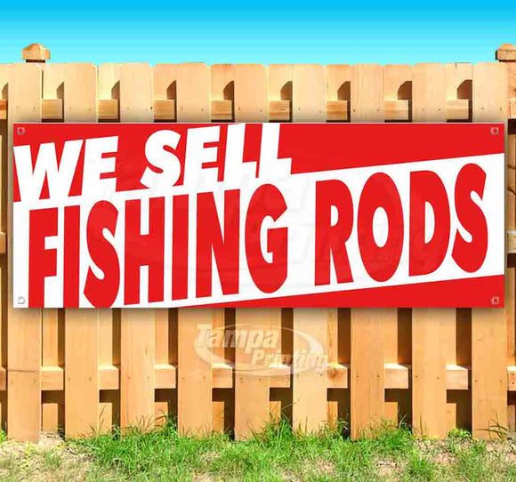 We Sell Fishing Rods Banner