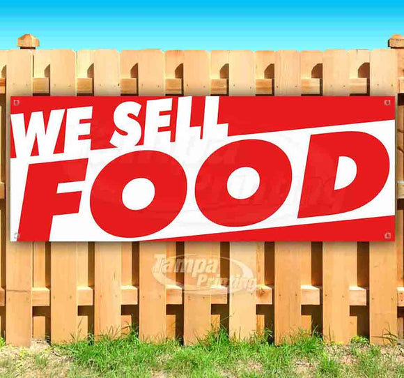 We Sell Food Banner