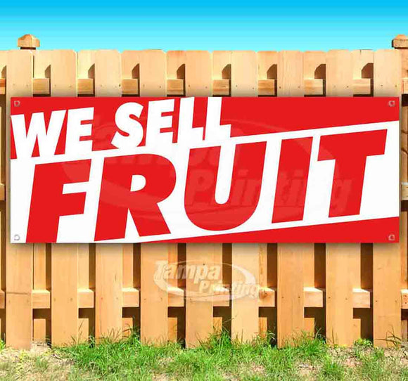 We Sell Fruit Banner