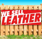 We Sell Leather Banner