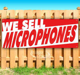 We Sell Microphones Banner