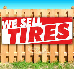 We Sell Tires Banner