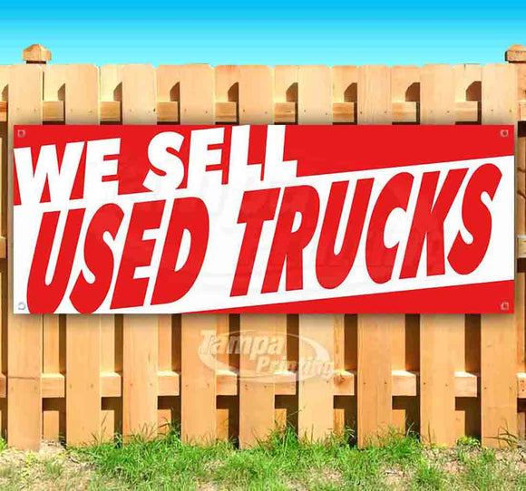 We Sell Used Trucks Banner
