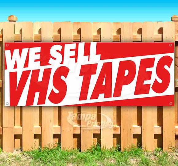 We Sell VHS Tapes Banner