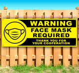 Warning Face Mask Rrd Banner