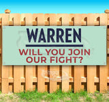 Warren Our Fight Banner
