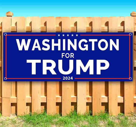 Washington For Trump 2024 Banner
