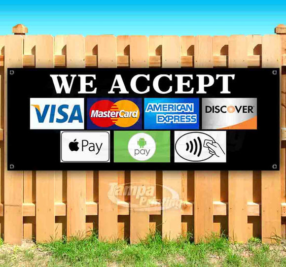 We Accept Different Payment Methods Banner