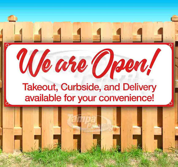 We Are Open For Convenience Banner