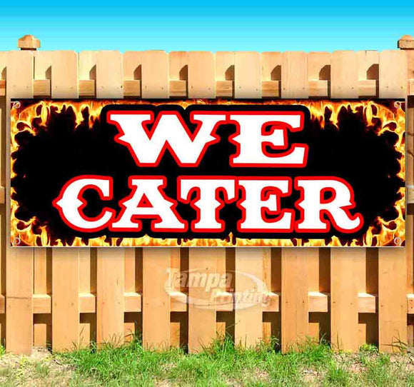 We Cater Banner