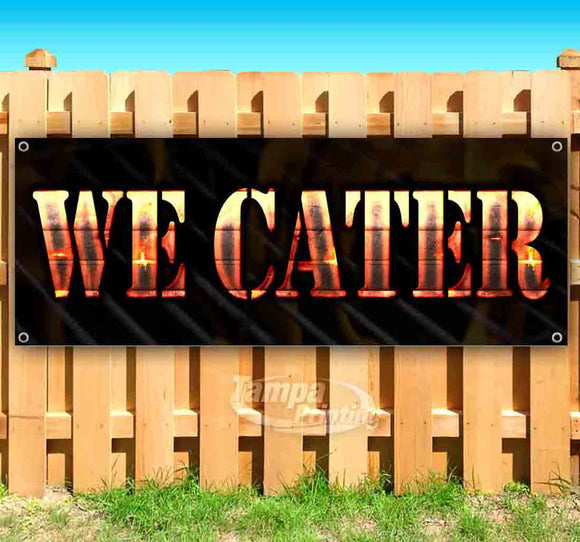 We Cater Banner