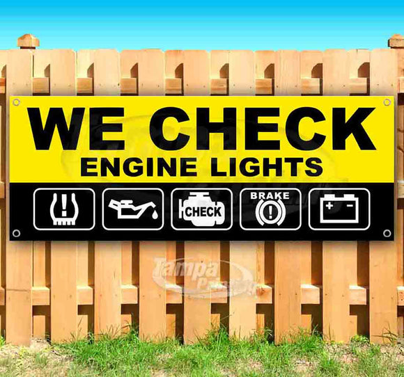 We Check Engine Lights Ylw Banner