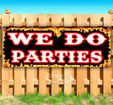 We Do Parties Banner