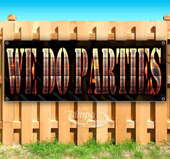 We Do Parties Banner