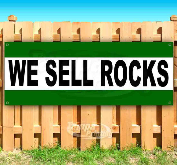 We Sell Rocks Banner