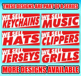 We Sell For Less Banner