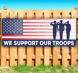 We Support Our Troops Banner
