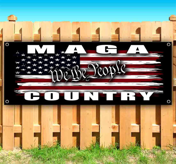 We The People Maga Country Banner