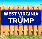 W. Virginia For Trump 2024 Banner