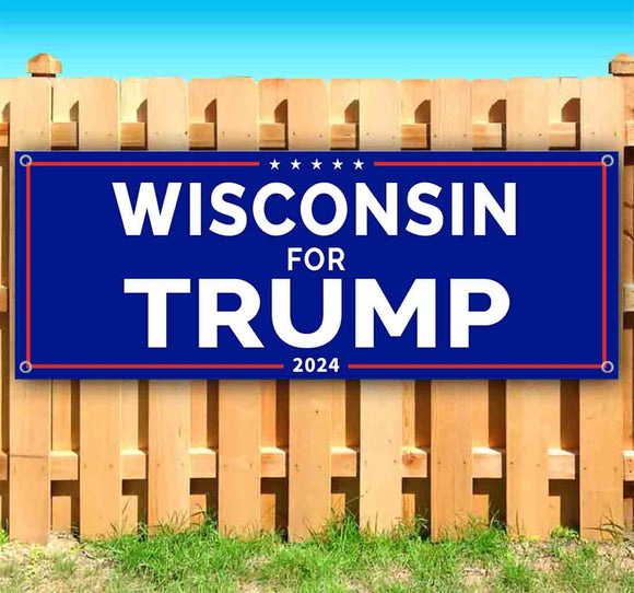 Wisconsin For Trump 2024 Banner