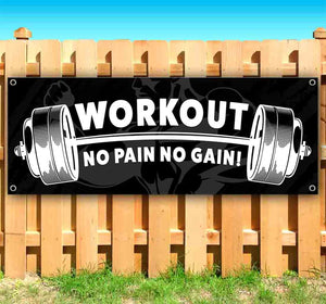 Workout No Pain No Gain Banner
