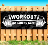 Workout No Pain No Gain Banner