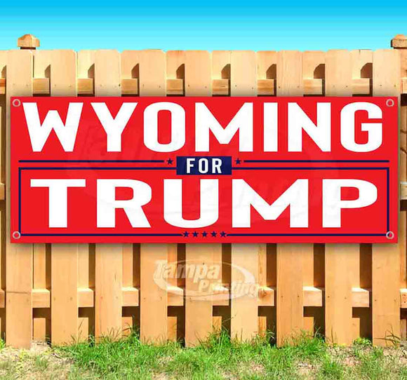 Wyoming For Trump Banner