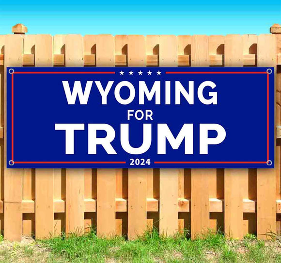 Wyoming For Trump 2024 Banner