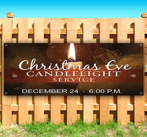 Christmas Eve Candle Light Service Banner