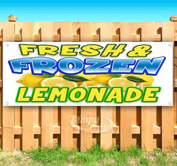 Fresh Frozen Lemonade Banner