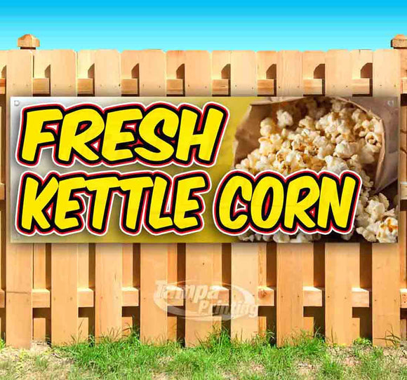 Fresh Kettle Corn Banner
