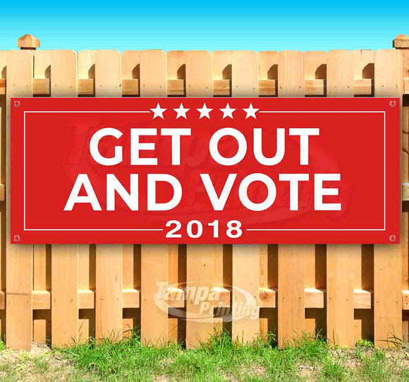 Get Out And Vote 2018 Banner