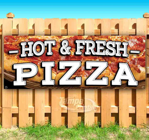 Hot and Fresh Pizza Banner