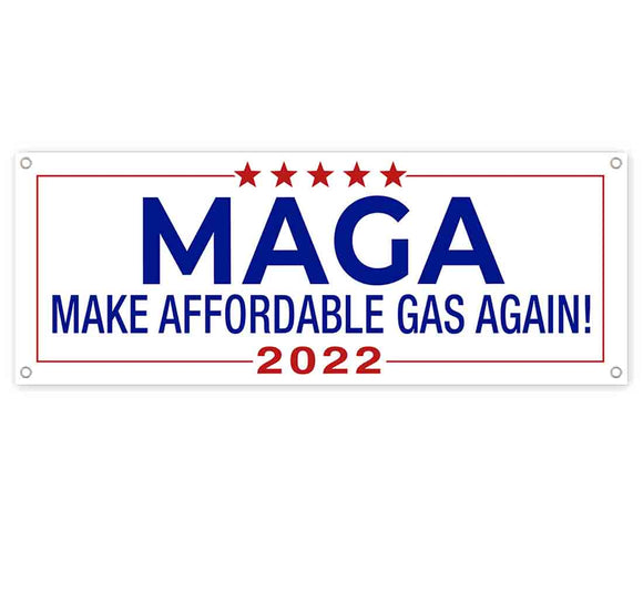Make gas 2022 white Banner
