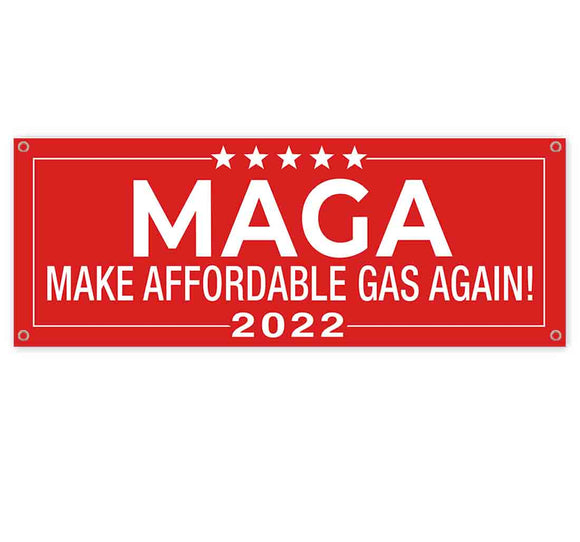 Make Gas 2022 red Banner