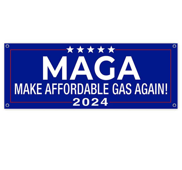 Make Gas 2024 blue Banner