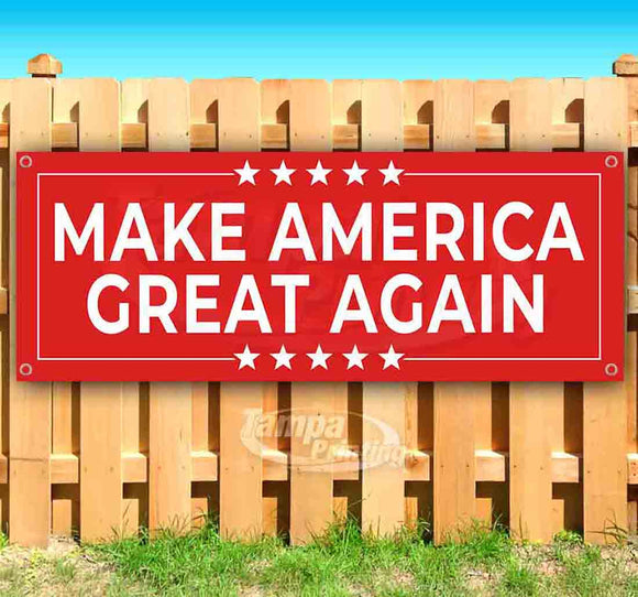 Trump Make America Great Stars Banner