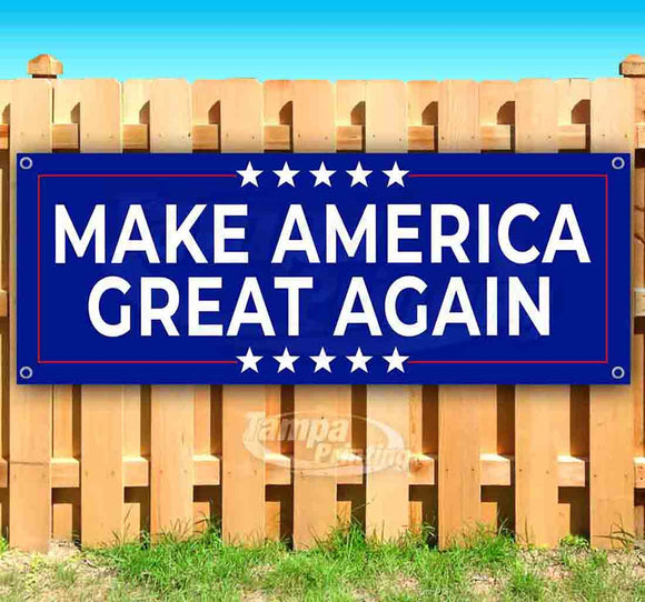 Trump Make America Great Stars Banner