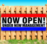 Now Open Under New Management Banner