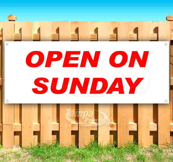 Open On Sunday Banner