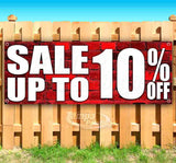 Sale Up To 10% Off Banner