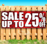 Sale Up To 25% Off Banner