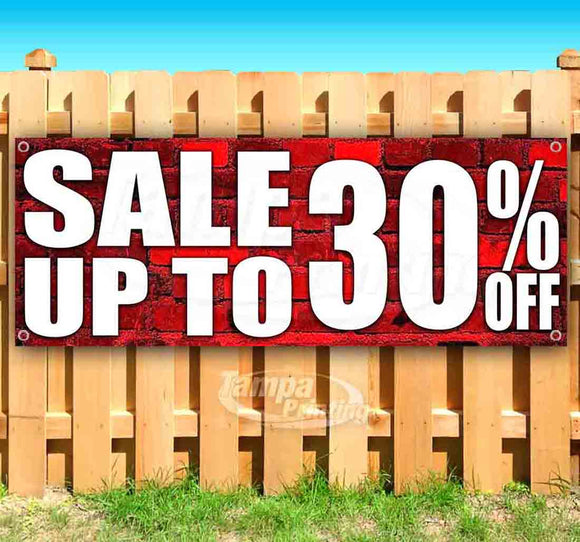 Sale Up To 30% Off Banner