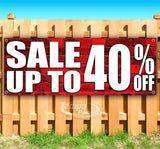 Sale Up To 40% Off Banner