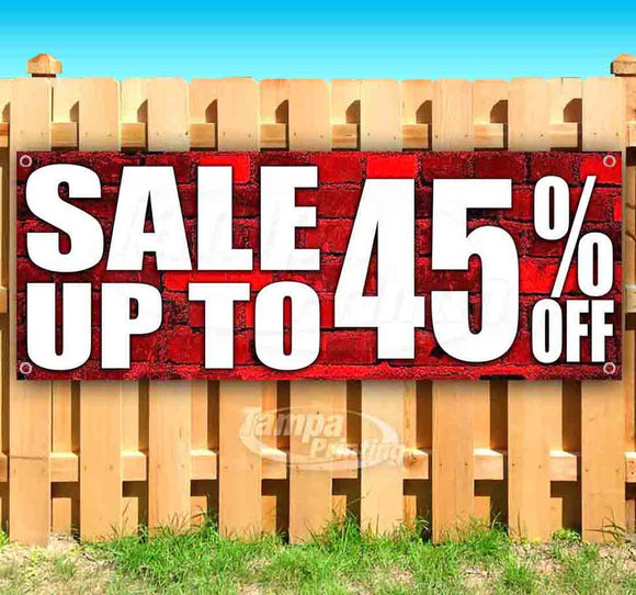 Sale Up To 45% Off Banner