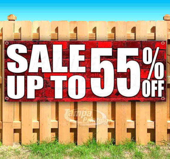 Sale Up To 55% Off Banner