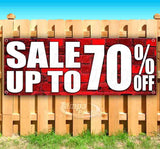 Sale Up To 70% Off Banner