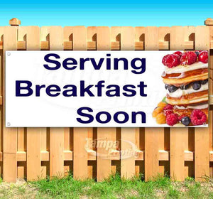 Serving Breakfast Soon Banner