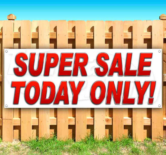 Super Sale Today Only Banner